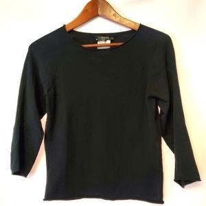 MaxMara Weekend black knit shirt